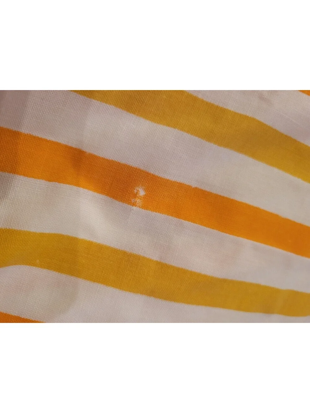 Vtg Mod 60s Gold/orange JC Penney Twin 3 Pcs.- 2 Flat Sheets & 1 Pillowcase